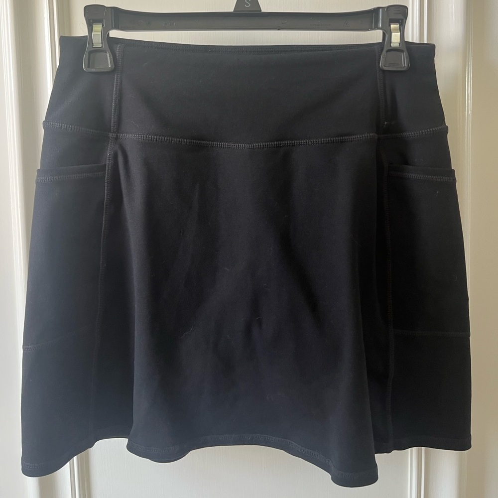 Skechers Black Pencil Skirt Knee-Length Work